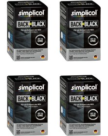 Resim Genel Markalar Simplicol Siyah Toz Tekstil Kumaş Boyası Ve Renk Tazeleme Canlandırma X 4 Paket 