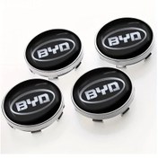 Resim Xuweiwei 4 Adet 60mm Siyah Araba Jant Kapağı Emblem Byd G3 I3 Ea1 Dmi 2din 2014 G6 Qin Tang F3 E6 Atto 3 Yuan Plus Song Max F0 