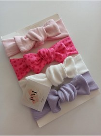 Resim Peri Masalı Kız Çocuk Bebek Bandana Toka Seti 
