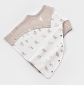 Resim Biorganic Curly Sheep Çift Taraflı Bebek Yeleği 61436 