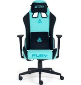 Resim Titanseat Fury Azura Kumaş Oyuncu Koltuğu Turkuaz 