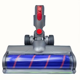 Resim Yumuşak Kıllı Zemin Fırçası Dyson V7, V8, V10, V11, V15 için - 180° Geniş Yeşil Toz Göstergesi, Sert Ahşap Zeminler ve Fayanslar için İdeal, Halılar için Değil 