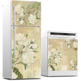 Resim Buzdolabı Ve Bulaşık Makinası Beyaz Eşya Sticker Kaplama Kabartma (498531129) 