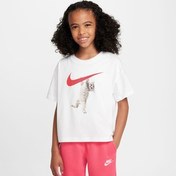 Resim Nike Sportswear Çocuk T-Shirt Beyaz 