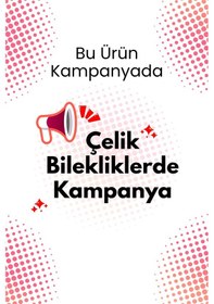 Resim Kadın Altın Kaplama Hayat Ağacı Motifli Yuvarlak Model 316 L Çelik Bileklik Diğer 