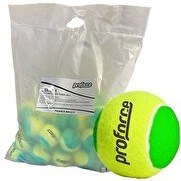 Resim Proforce TB5 9 Yaş Yeşil Noktalı Tenis Topu - 48'li Paket 