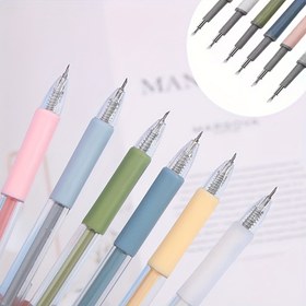 Resim 7 Adet/takım Basın KALEM Bıçağı Morandi Renk DIY El Bıçağı Kağıt Bıçağı El Hesap Kalemi Şekilli Bıçak Başlığı Basın Bıçak Çekirdeği Bıçak Çekirdeği Değiştirilebilir 
