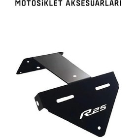 Resim YAMAHA R25 KATLANMAZ PLAKALIK SİNYAL BAĞLANTILI 2014 / 2024 UYUMLU 