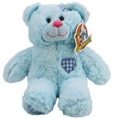 Resim Mavi Yamalı Teddy Bear 16 Cm 
