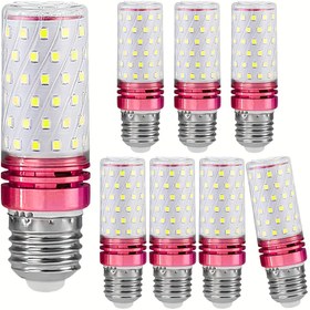 Resim 8'li Paket E14/E27 LED Ampul - Parlak 1670lm, 3 Renk Sıcaklıklı (Sıcak Beyaz/Nötr/Gündüz Işığı), Geleneksel Ampullerin Yerine Enerji Tasarruflu Yedek, Dimlenemez, Ev, Oturma Odası, Yatak Odası, Ofis İçin Uygun - E14/E27 Soket Tabanlı Aydınlatma Aparatları ile Uyumlu, Vidalı Tabanlı Ampul, Çok Amaçlı Aydınlatma, Dayanıklı Yapı, Dekorasyon için 