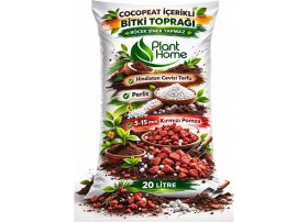 Resim Cocopeat Içerikli Bitki Toprağı 20 Litre - Perlit - 5-15 Kırmızı Ponza Katkılı Salon Bitkisi Toprağı 