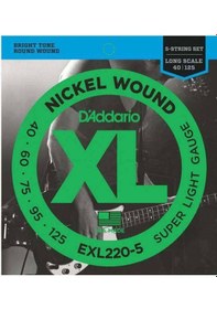 Resim Daddarıo Exl220 Bas Gitar Teli 40-95 