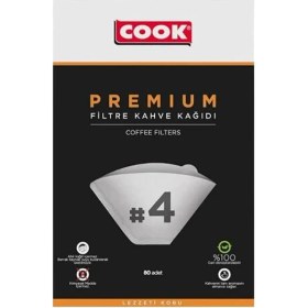 Resim Premium Filtre Kahve Kağıdı - Ebat 4, 80 Adet 