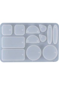 Resim Epoksi Silikon Kalıp Çoklu Küpe ve Kolye Kalıbı 