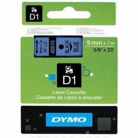 Resim DYMO 40916 D1 YEDEK ŞERİT 9mmx7mt MAVİ-SİYAH 