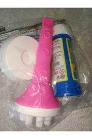 Resim HANK TİCARET Köpük Oyuncağı - Baloncuk Üflemeli Köpük Flüt - Çocuklar İçin Eğlenceli Pembe Renkli 