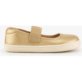 Resim Hopfrög Smart Walker Mary Jane Altın Yıldız Barefoot Kız Babet Ayakkabı 