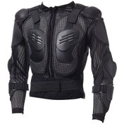 Resim Symbee Motorsiklet Bisiklet Koruyucu Zırh Ceket, Omuz Göğüs Bel Koruma, Sıcaklığa Dayanıklı, 4xl Beden Siyah 