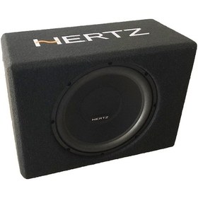 Resim Hertz Uno300 S4 30 Cm 1000 Watt Kabinli Oto Subwoofer Bass 