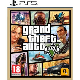 Resim Rockstar Grand Theft Auto V (GTA 5) PS5 Aksiyon Macera Oyunu Gelişmiş Grafikler ve Hızlı Yükleme 