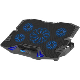 Resim FRISBY FNC-5232ST GS5 5 Fanlı Laptop Soğutucusu ve Standı 