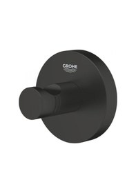 Resim Grohe Essentials Askılık Mat Siyah Siyah 