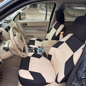 Resim 9 adet Uyumlu Çoğu Araba için Kabartmalı Koltuk Kılıfları 