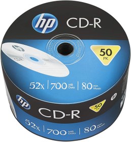Resim Genel Markalar Hp Cd-R 700Mb-80Mın 52X 50Li Shrink 