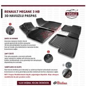 Resim Rizline Renault Megane 3 Hb 3D Havuzlu Paspas 