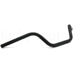 Resim Dashanshop Universal 7/8" 22mm Siyah Motosiklet Gidon Drag Bar Cafe Racer Tracker Harley Honda Suzuki Kawasaki Yamaha 