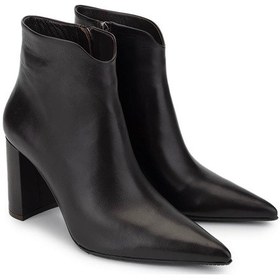 Resim Tamer Tanca Kadın Hakiki Deri Kahverengi Topuklu Bot 1078 25130 Bn Bot Sk24-25 Kahve Dr Kahverengi Deri 