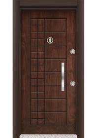 Resim MONO ÇELİK KAPI MN-1801 SOL Daire Giriş Kapısı, Çelik Kapı 