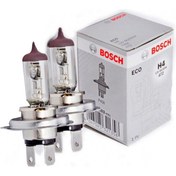 Resim Bosch H4 Far Ampulü 12V 60\u002F55W 2'li Takım 