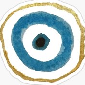 Resim Tsc Nazar Boncuğu Model4 Sticker Oto Araba Yapıştırma 15 cm 