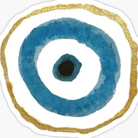 Resim Tsc Nazar Boncuğu Model4 Sticker Oto Araba Yapıştırma 15 cm 