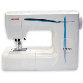 Resim Janome Beyaz Fm 725 İpliksiz Süsleme Makinesi 