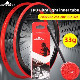 Resim 700X23C25CC28C32B Bisiklet İç Lastiği, 700C Pneu Aro Fransız Valf Kapılı Bisiklet Aksesuarları, MOTSUV 