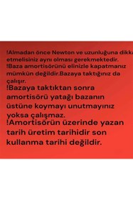 Resim Genel Markalar 2 Adet 1200 N Baza Amortisörü (Baza Pistonu) 2 Adet Emniyet Kilit 