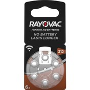 Resim Rayovac Hearing Aid Batteries 312 Numara Blister İşitme Cihaz Pili 6'lı 