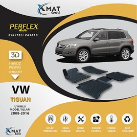 Resim Paspas 3d Havuzlu X-mat Tıguan 2008-2016 