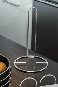 Resim Home Stuff Krom Çeyizlik Fincanlıklı 4'lü Servis Sunum Seti 