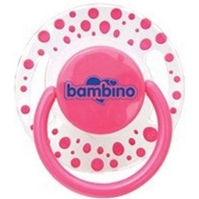 Resim Bambino Desenli Silikon Kiraz Uçlu Emzik No.3 - Pembe Mavi 