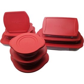 Resim Borcam 9 Parça Kırmızı Kapkalı Çeyiz Seti 59024/034/854/124/006/864/001/123/133 