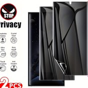 Resim 2 Paket Gizlilik Hidrojel Ekran Koruyucu Film for samsung for galaxy S24 Ultra/S23/S22/S21/S20 Ultra için, S22Plus/S22/S23Plus/S24Plus ile Uyumlu, Temperli Olmayan Cam, Çizilmez, Kolay Kurulum, Ultra İnce, Esnek Film, Mat Kaplama 