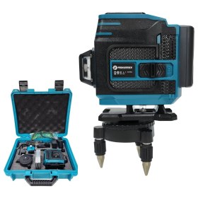 Resim Prohummer PH300 Çift Akülü 12 Köşe 360 Derece 58VF Otomatik Hizalamalı Lazer Metre (Mavi) 