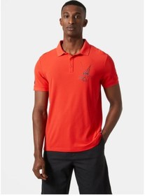 Resim Helly Hansen Hp Race Erkek Polo Tişört Hha.34416.222 Turuncu 001 