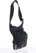 Resim By Hakan Mega-1029 Bel Bacak Ve Motorcu Çantası Siyah 