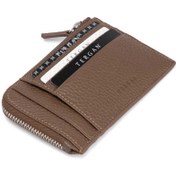 Resim Bej Deri Unisex Kredi Kartlık - S1KK00000265-B67 