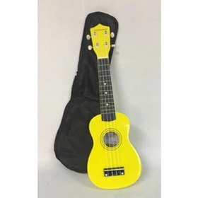 Resim Cremonia AU01L-21YW 21 İnç Soprano Ukulele - Sarı (Başlangıç Seviye) | Ihlamur Ağacı Gövde, Yumuşak Naylon Teller ve Kompakt Taşınabilir Tasarım 