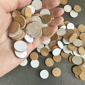 Resim 1000 adet 1000 Kendinden yapışkanlı Küçük Yuvarlak Ped, Çap 15mm Kalınlık 2mm, Ev Mobilyaları, Çiçek Saksıları, Seramik, Dolaplar vb. için Uygun ve El Kesimi 